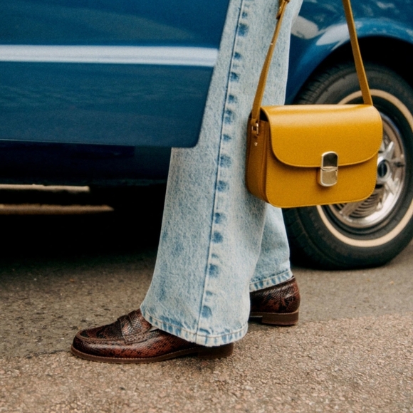 Sezane André Python Loafers - Picture 16 of 16